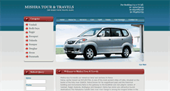 Desktop Screenshot of mishratravels.com